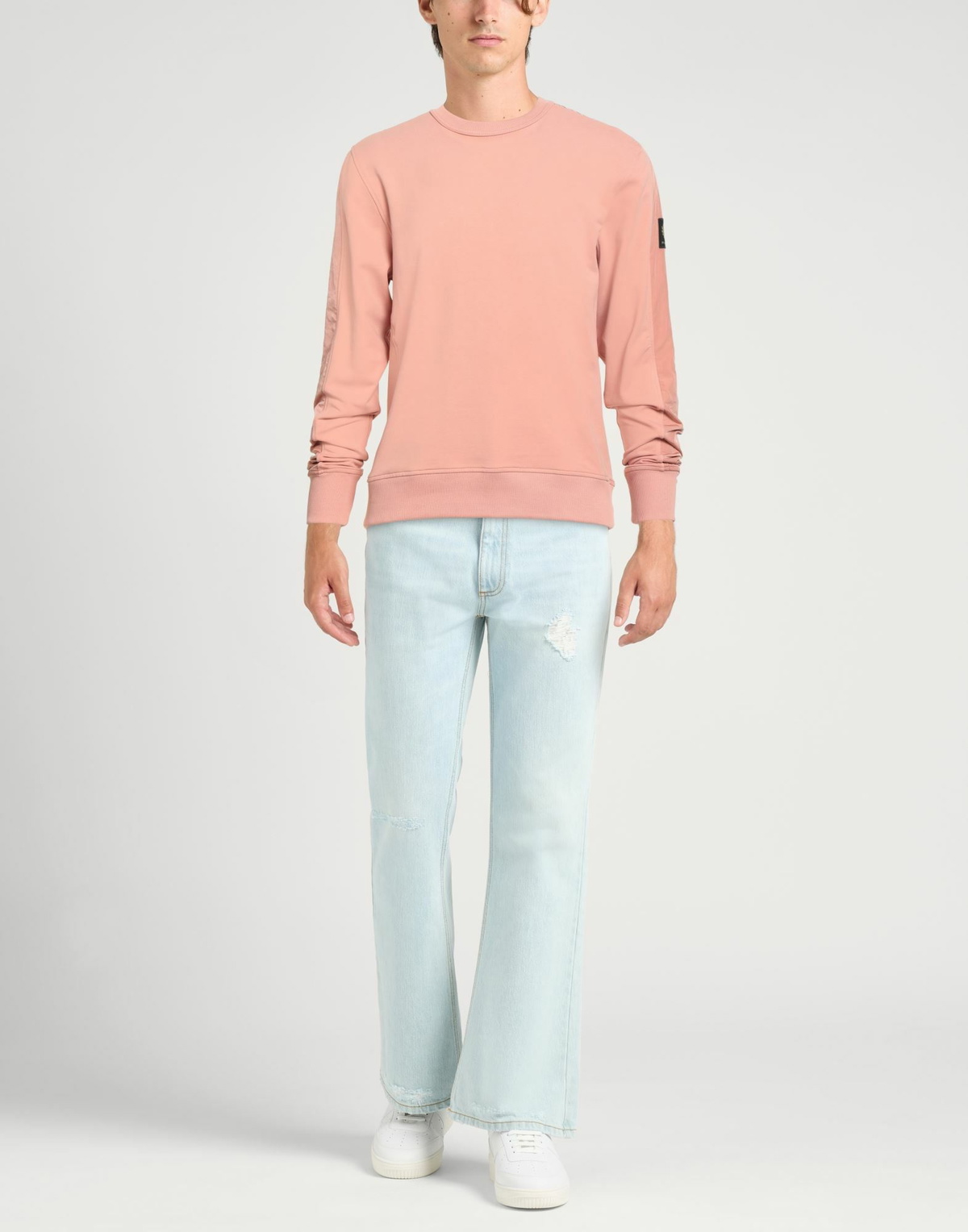 Belstaff Mens Sweatshirt in Salmon pink