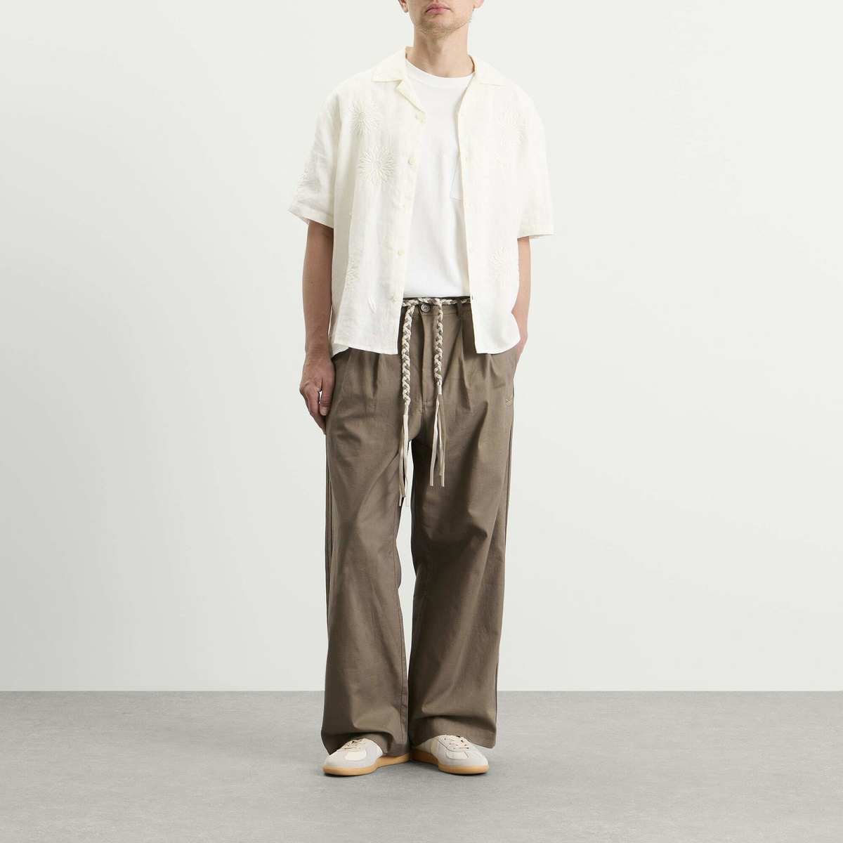 Adidas Men's Resort Pants in Khaki Six