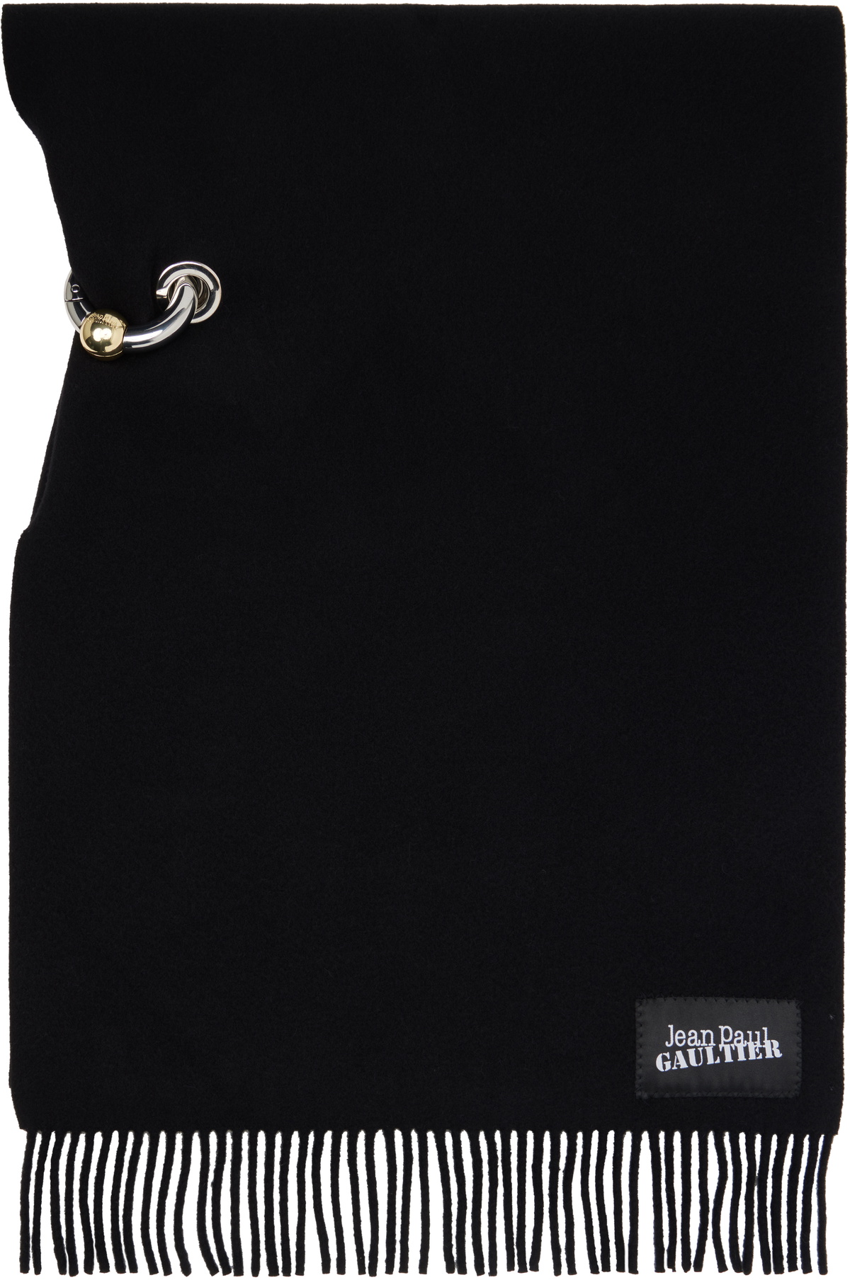 Jean Paul Gaultier Black 'The Ring' Scarf Jean Paul Gaultier