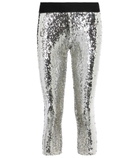 Junya Watanabe - Sequined mid-rise leggings