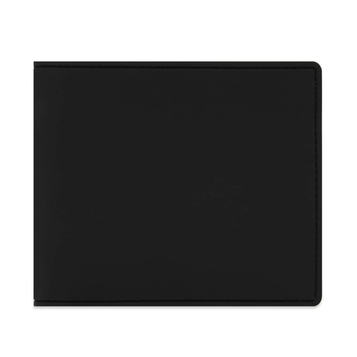 Photo: Maison Margiela Men's Rubberised Leather Billfold Wallet in Black