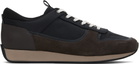 rag & bone Black & Brown Pursuit Retro Runner Sneakers