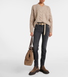 Brunello Cucinelli High-rise skinny jeans