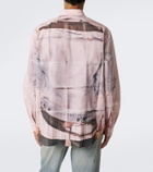 Acne Studios Trompe-l'œil cotton poplin shirt