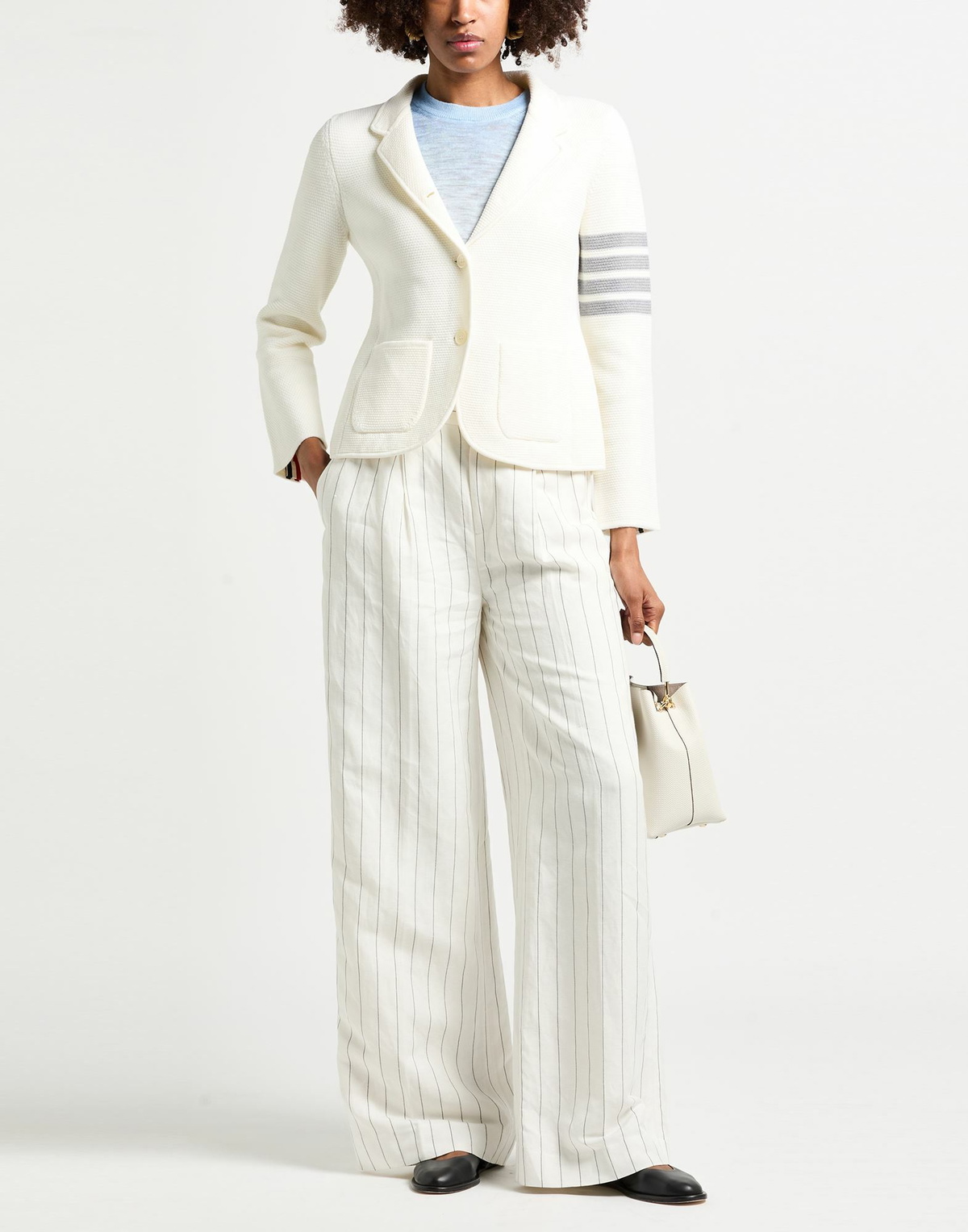 Thom Browne Womens Blazer in White