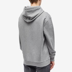 AMI Paris Men's Tonal Heart Hoodie in Wool Viscose Canvas Heather Grey