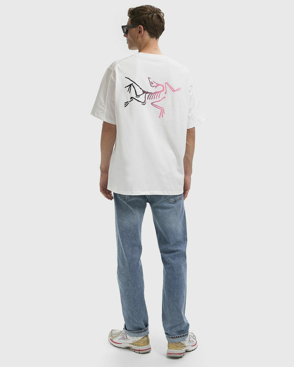 Arc´teryx Kragg Cotton Logo SS White Mens Shortsleefe