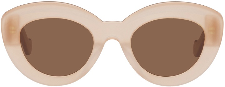 Photo: LOEWE Pink Butterfly Anagram Sunglasses
