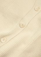 Joseph Ribbed Knit Cardigan Cream