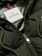 Moncler - Cardamine Logo-Appliquéd Quilted Shell Hooded Down Gilet - Green