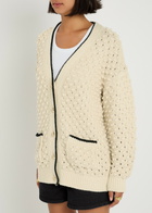 Frame The Bauble Knitted Cardigan Cream