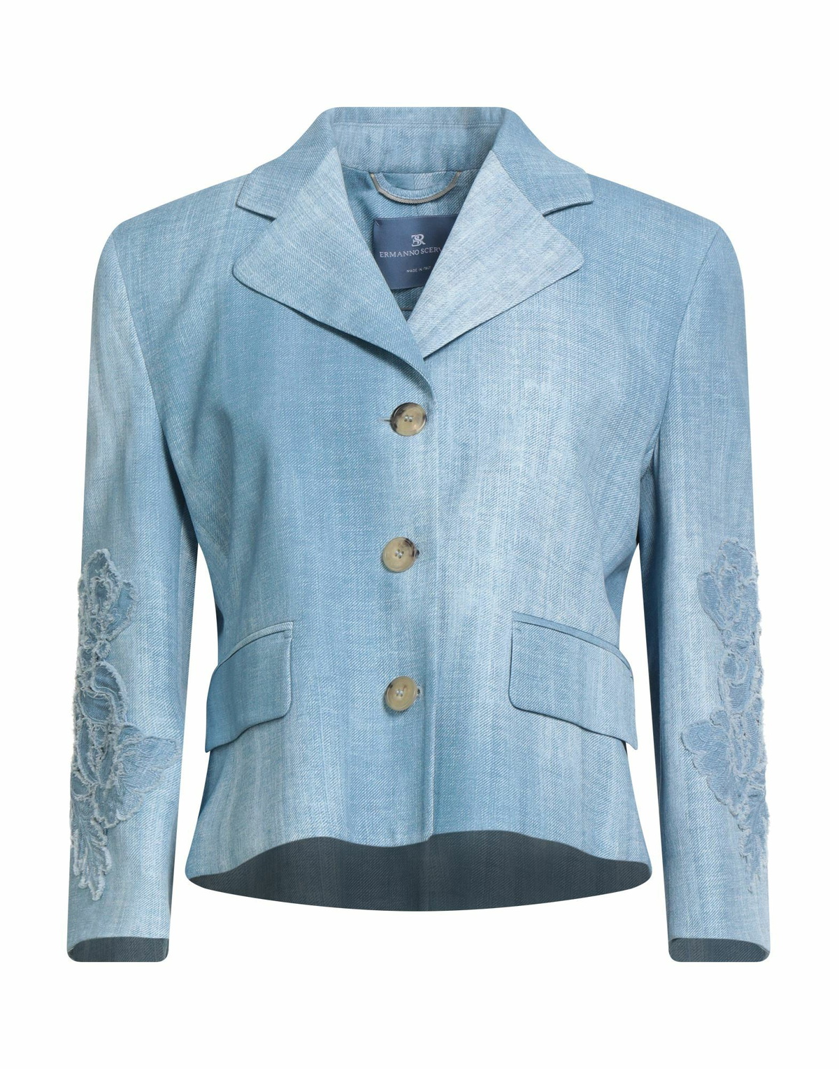 Ermanno Scervino Womens Blazer Slate in Blue