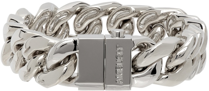 Photo: Ambush Silver Classic Chain 7 Bracelet