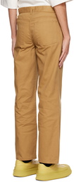 Jil Sander Tan Standard Jeans