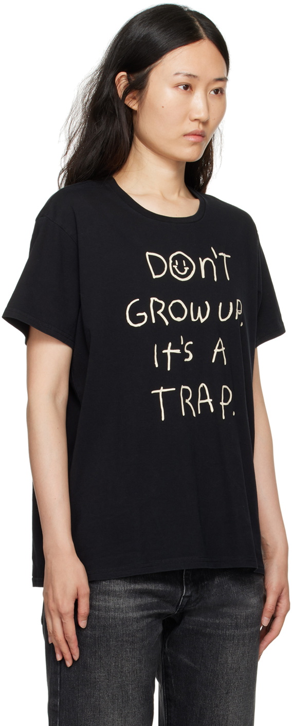 【関税込み】R13 ブラック 'C'est La Fucking Vie' Boy Tシャツ R13 'C'Est La Fucking Vie' Boy T-Shirt in Black for Men