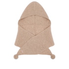 Damson Madder Women's Tie Front Hood in Oatmeal 