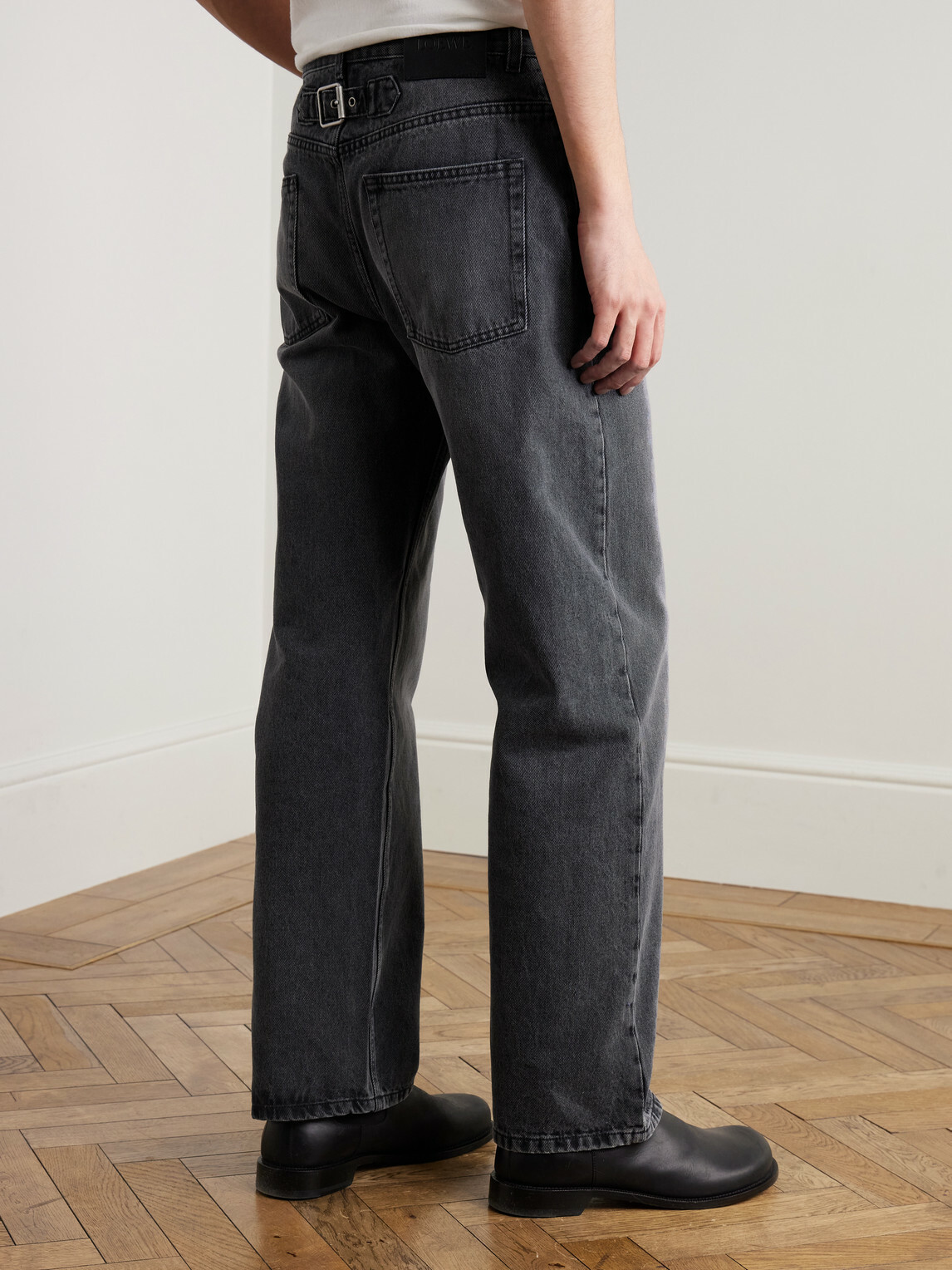 LOEWE - Wide-Leg Jeans - Black