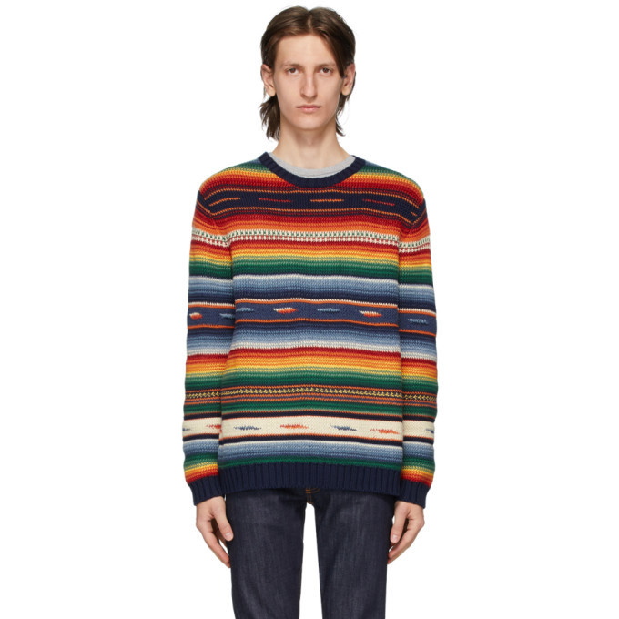 Photo: Polo Ralph Lauren Multicolor Serape Sweater