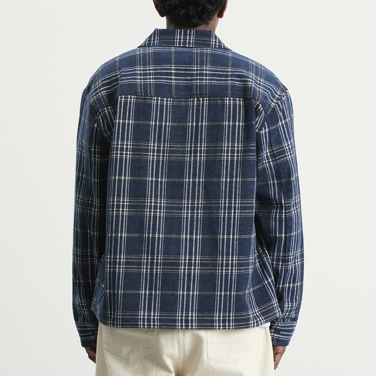 Daily Paper Men's Chenille Script Shirt in Brilliant Blue