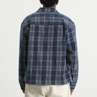 Daily Paper Men's Chenille Script Shirt in Brilliant Blue