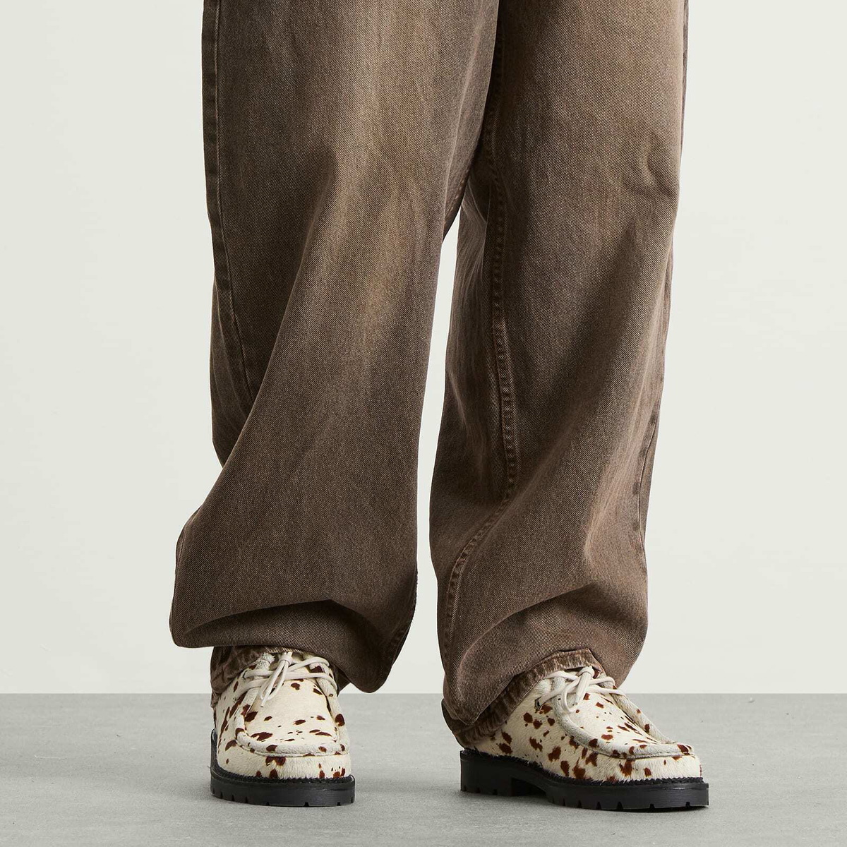 Duke + Dexter Men's Moby Shoe in Brown Cow