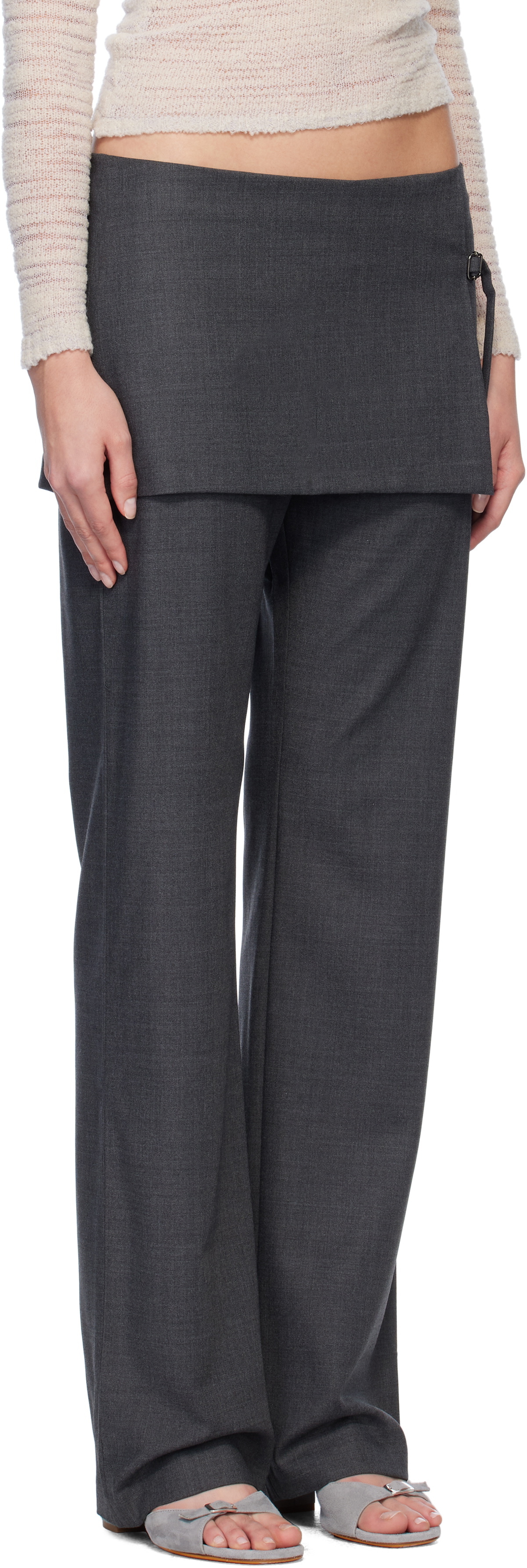 Paloma Wool Gray Archive Trousers Paloma Wool