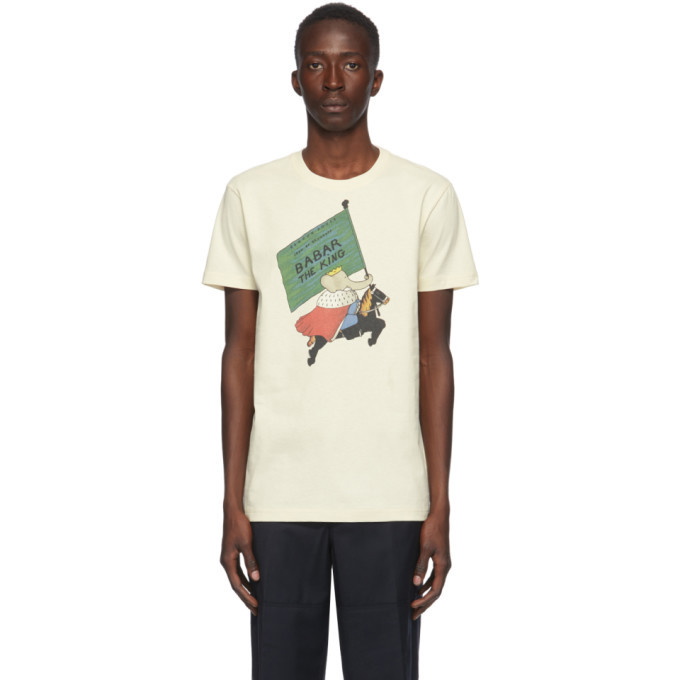 Photo: Lanvin Beige Babar Edition The King T-Shirt