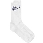 Daily Paper Men's Pir Logo Sock in White