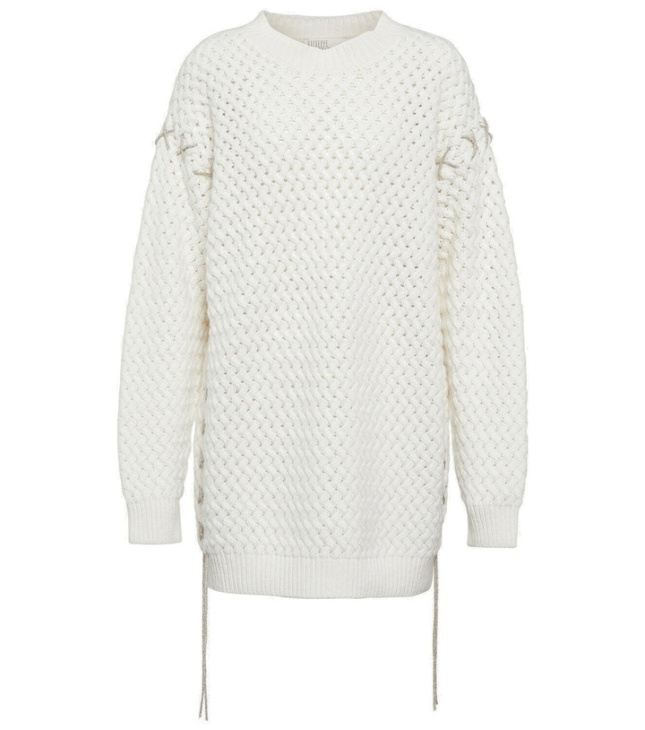Photo: Giuseppe di Morabito Wool and cashmere minidress