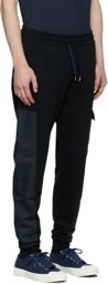 PS by Paul Smith Black Contrast-Panel Lounge Pants