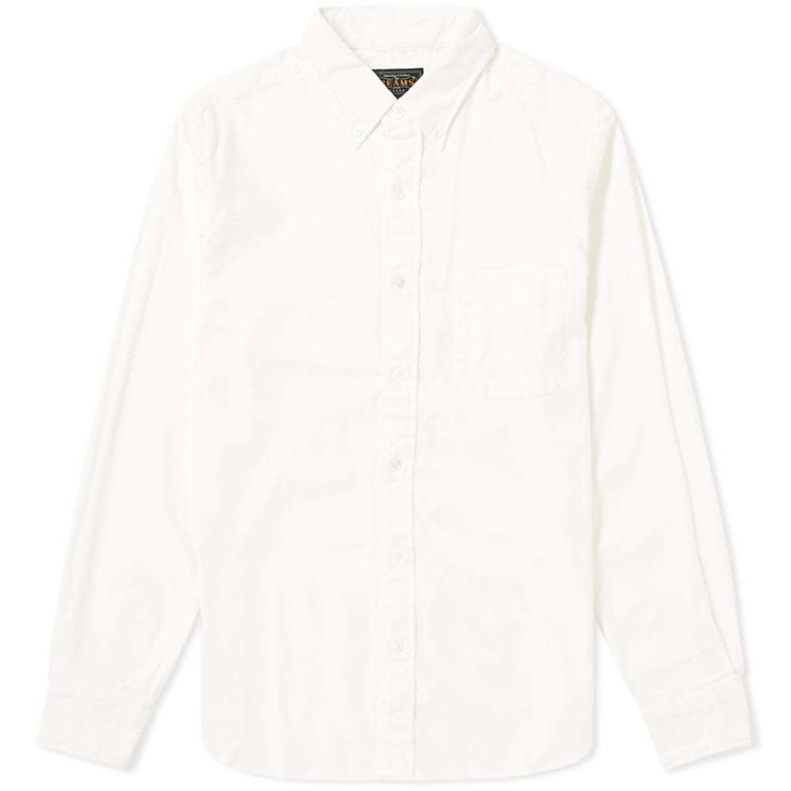 Photo: Beams Plus Button Down Flannel Shirt White
