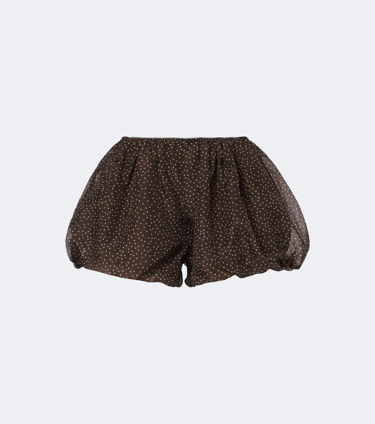 SIR Polka-dot silk organza shorts