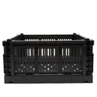HAY Medium Square Recycled Colour Crate in Charcoal 