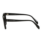 Alexander McQueen Black Shiny Square Sunglasses