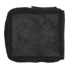 Ann Demeulemeester Black Astoria Wax Zip Around Wallet
