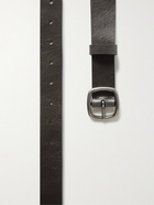 Acne Studios - 2.5cm Leather Belt - Gray