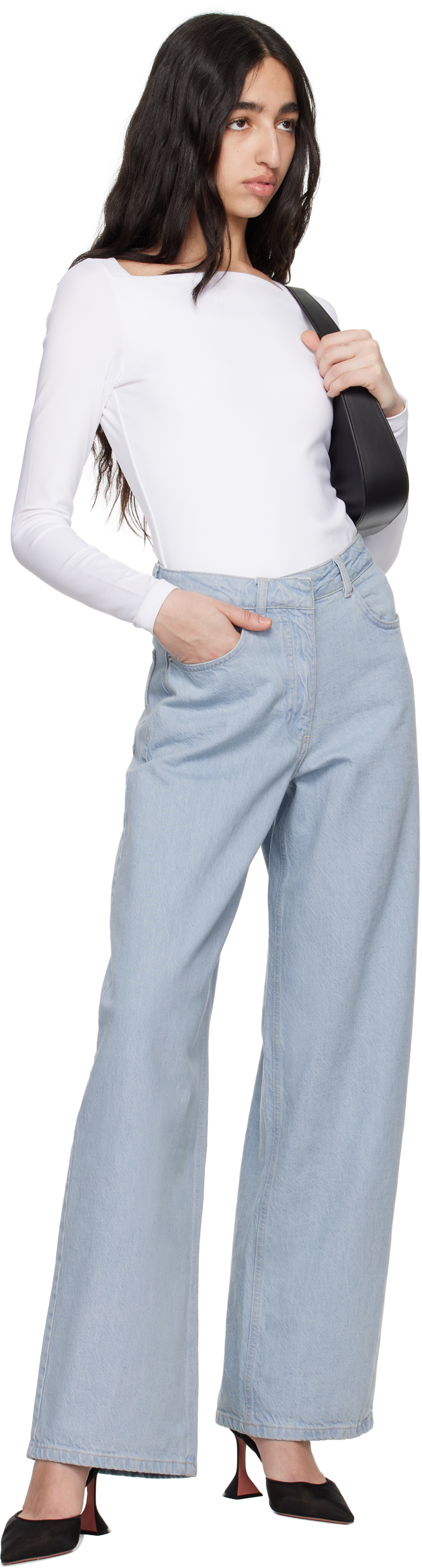 REMAIN Birger Christensen Blue Cocoon Denim Jeans