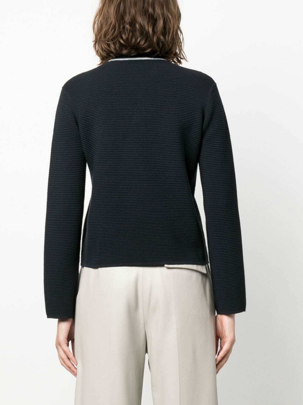 EMPORIO ARMANI - Pocket Detail Crewneck Sweater