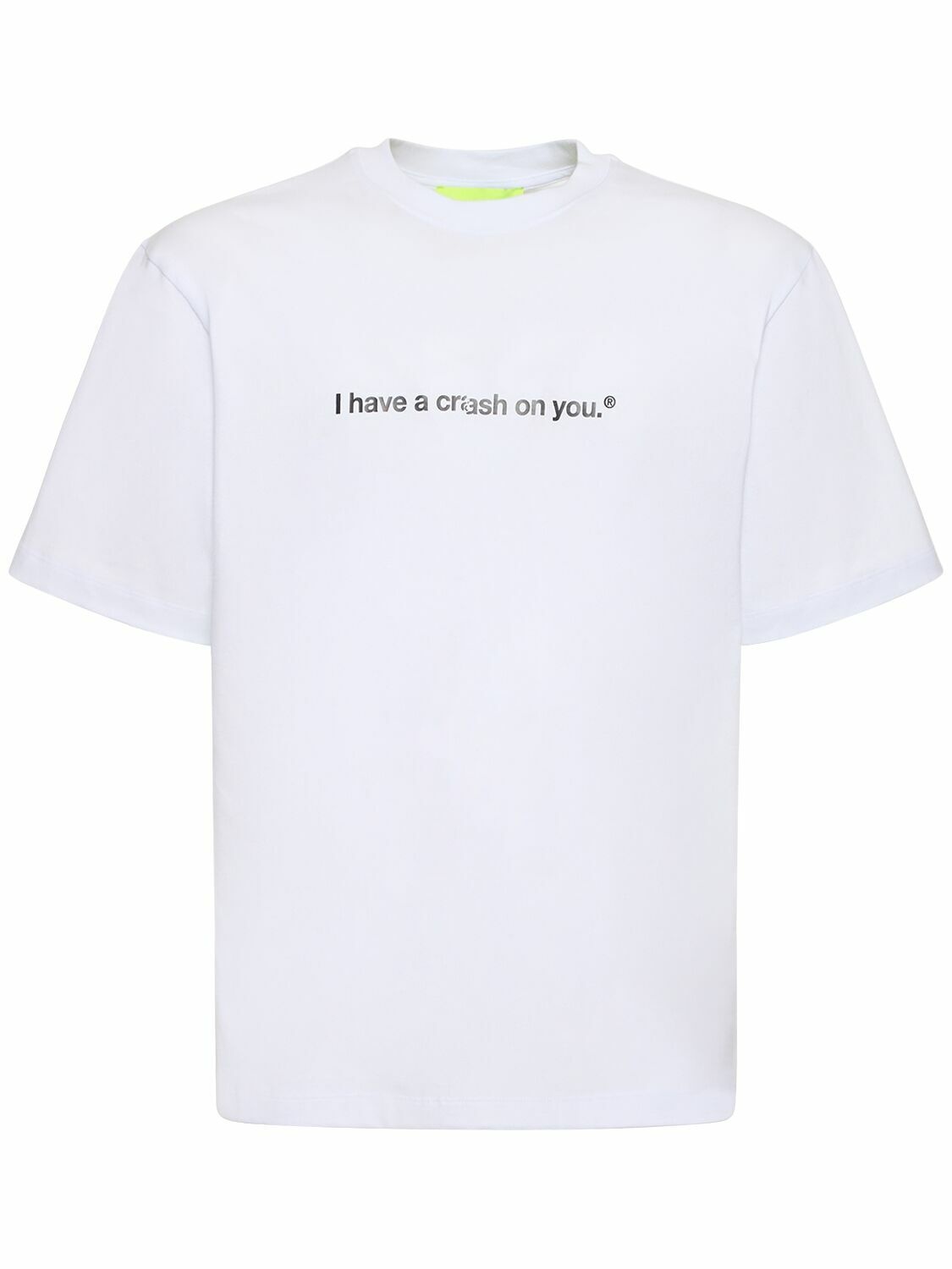 Photo: MSGM - Msgm X Crash Baggage Cotton T-shirt