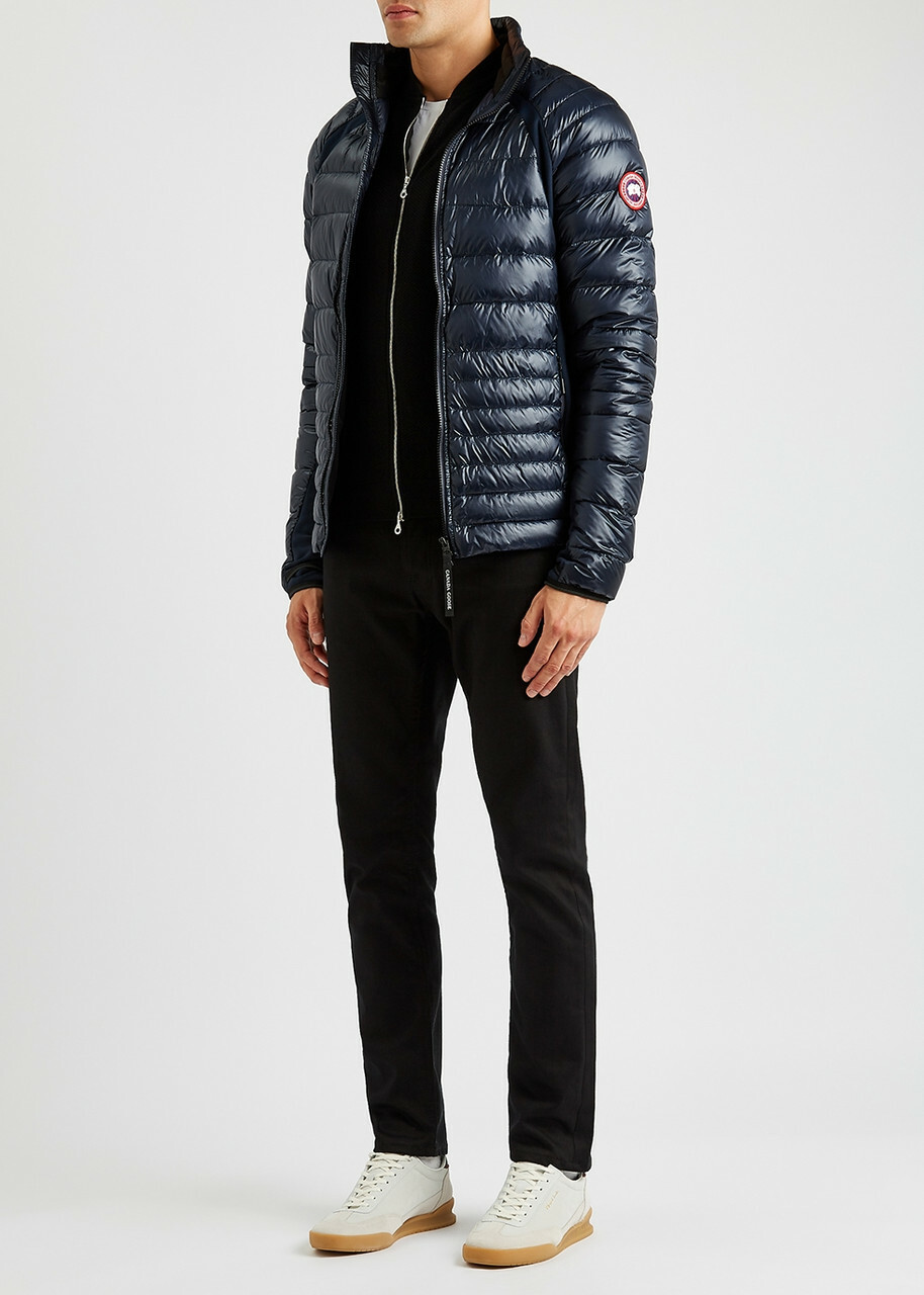Canada Goose Hybridge Lite Navy Quilted Shell Jacket, Men's