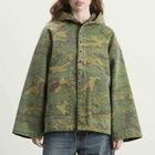 Needles Women's Reversible Hooded Coat in Camo