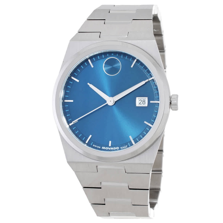 Photo: Movado BOLD Quest Quartz Blue Dial Mens Watch 3601221