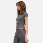 Represent Women's Scoop Hem Baby T-Shirt in Grey