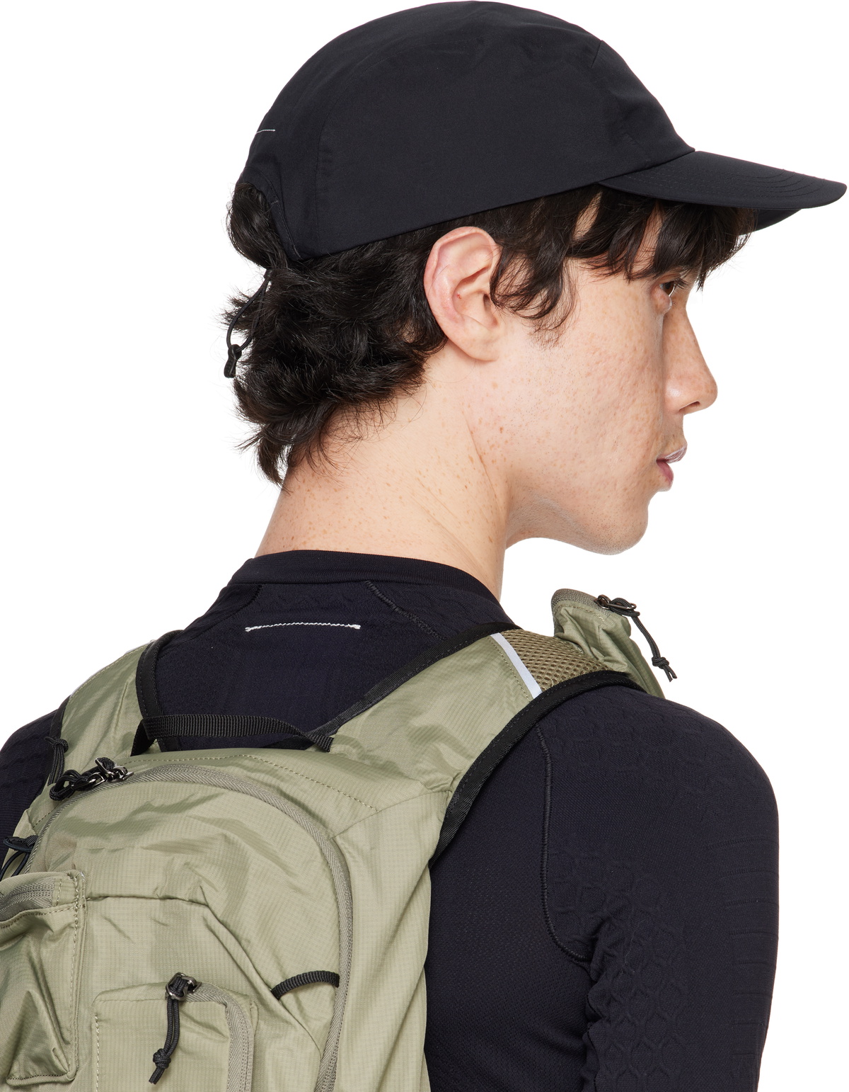 SALOMON GORE-TEX キャップ　MM6 Maison Margela Beige Salomon Edition GORE-TEX Cap by MM6 Maison Margiela on