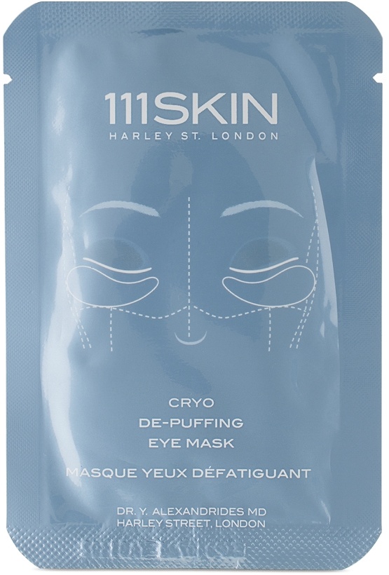 Photo: 111 Skin Cryo De-Puffing Eye Mask – Fragrance-Free, 6 mL