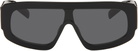 Prada Eyewear Black Shield Sunglasses