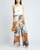 Manila Grace Womens Pants in Blue