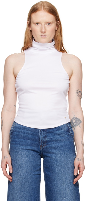 Photo: ANINE BING White Jennie Tank Top