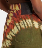 Alémais Marilyn dyed denim shorts