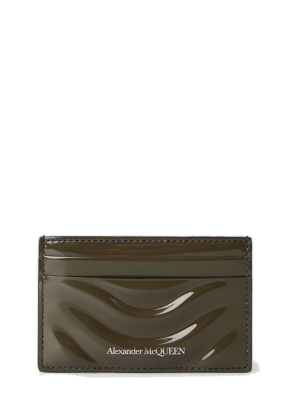 Photo: Patent Leather Card Holder in Green